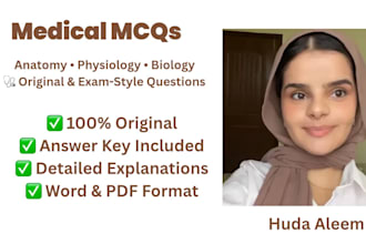 create high quality anatomy physiology and biology mcqs with explanations