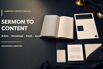 turn your sermon into a ministry content package