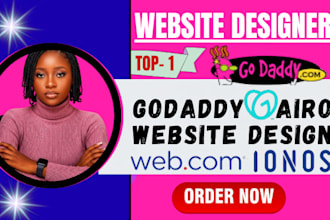 design godaddy airo website redesign godaddy website web com ionos setup
