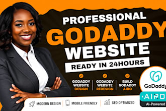 develop godaddy website, godaddy website design, godaddy airo website