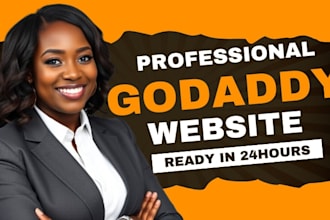 godaddy website redesign, godaddy website design, develop godaddy website