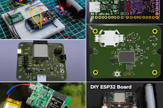 design low power esp32 iot pcb, custom sensors battery systems embedded firmware