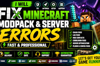 fix minecraft modpack crash errors forge fabric cobblemon server lag plugin