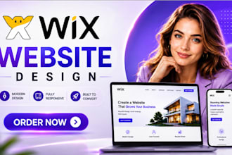 design or redesign a modern wix website