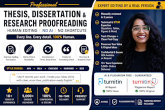 proofread and edit your thesis, dissertation, or research paper