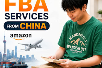 be amazon fba virtual assistant, labeling, and shipping from china