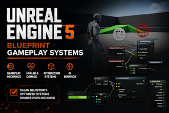 develop unreal engine 5 blueprints gameplay systems