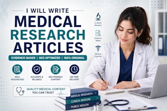 write medical research articles