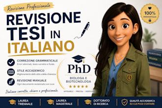 edit your italian thesis and academic paper