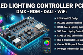 design led driver, dmx, rdm, dali and wifi lighting controller