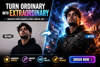 create amazing creative photo manipulation and photoshop art