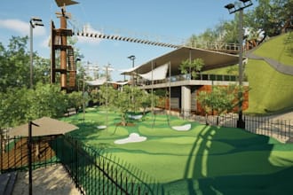 do 3d golf course design, 3d golf course terrain, 3d golf course architect plans