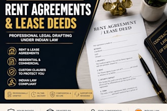 draft rent agreement and lease deeds under indian law