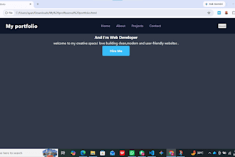 develop personal portfolio websites and custom games