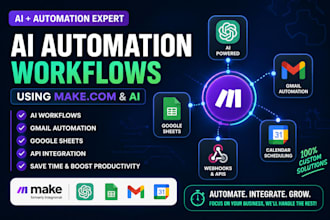 create custom makecom automation workflows