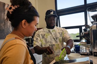 create a barista training and coffee shop management program