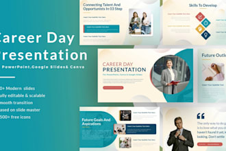 professionally design a career day powerpoint presentations