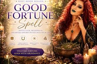 cast a powerful good fortune to unlock your path to abund