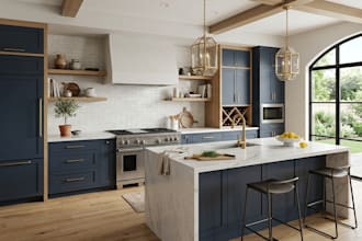 create high quality kitchen rendering for renovation projects