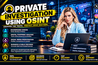 be your osint private investigator