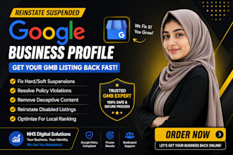 reinstate google my business gmb page suspended
