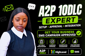 register a2p 10dlc gohighlevel twilio tcr registration