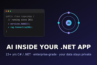 integrate ai into your existing net, c sharp, or legacy business application