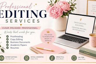 professionally edit and proofread your documents