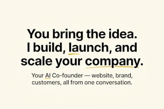 turn your idea into an ai powered business
