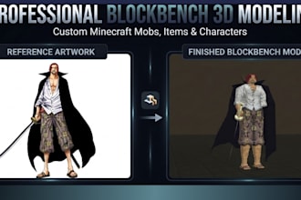 make blockbench minecraft models and mobs