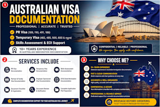 review and prepare australian visa documents professionally