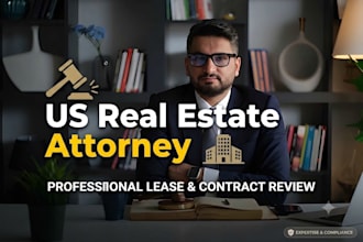 provide a professional US real estate attorney lease and contract review
