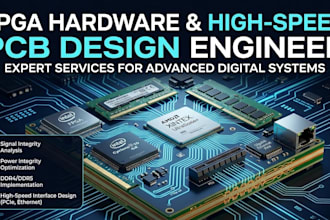design fpga pcb, ddr4 ddr5 routing, intel fpga xilinx and ai accelerator