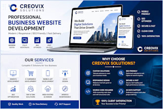 build a modern responsive business website and IT solution