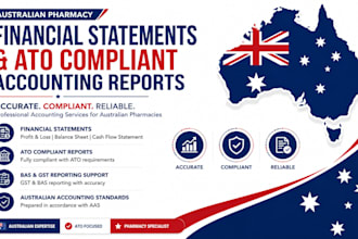 prepare australian pharmacy financial statements and ato compliant accounting