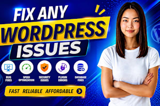 fix any wordpress issue, errors, bugs, woocommerce fix