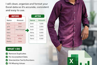clean microsoft excel data