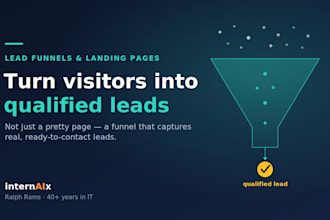 build a lead funnel landing page that turns visitors into qualified leads