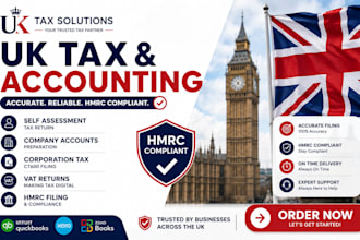 prepare UK self assessment company accounts corporation tax vat returns and hmrc