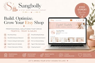 do etsy shop project as an expert