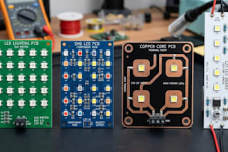 design led lighting pcb, smd led pcb, copper core pcb and 12v led board