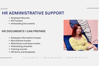provide HR administrative support and employee documentation