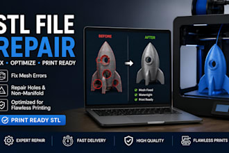 repair, fix and optimize your stl file for flawless 3d printing