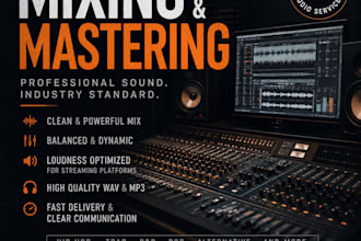 professionally mix and master your song for spotify quality
