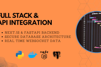 build full stack applications using react, fastapi or postgresql