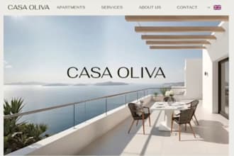 design a professional vacation rental or direct booking website