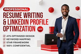 write ats resume, cv, and linkedin profile optimization,