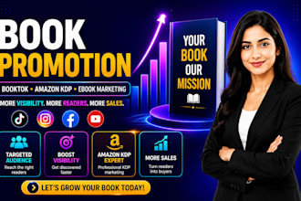 do booktok promotion, amazon KDP book marketing, and kindle ebook promotion