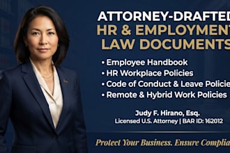 draft remote work and hybrid workplace policies as a licensed us attorney
