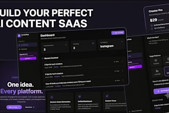 build full stack ai saas web app with stripe and clerk